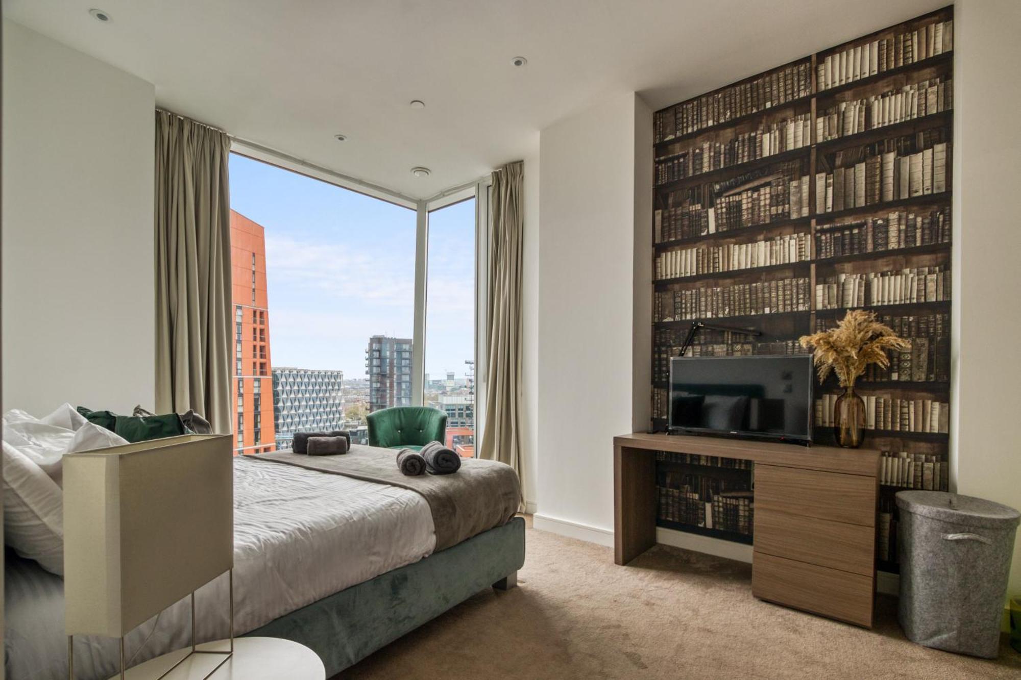 شقة Stunning 360º View Luxurious Penthouse لندن المظهر الخارجي الصورة