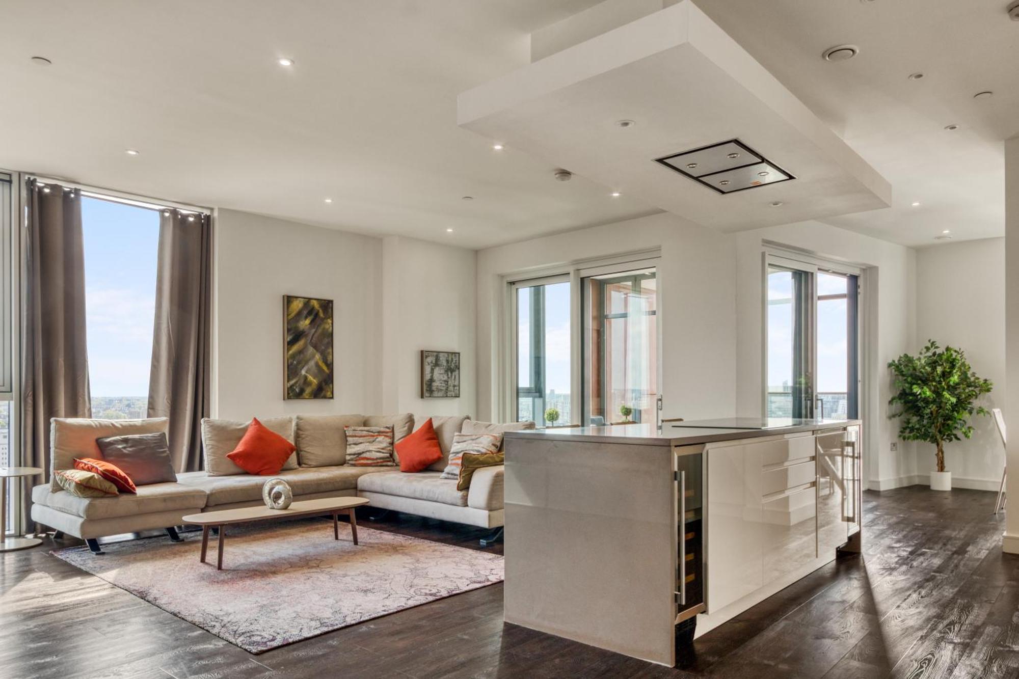 شقة Stunning 360º View Luxurious Penthouse لندن المظهر الخارجي الصورة