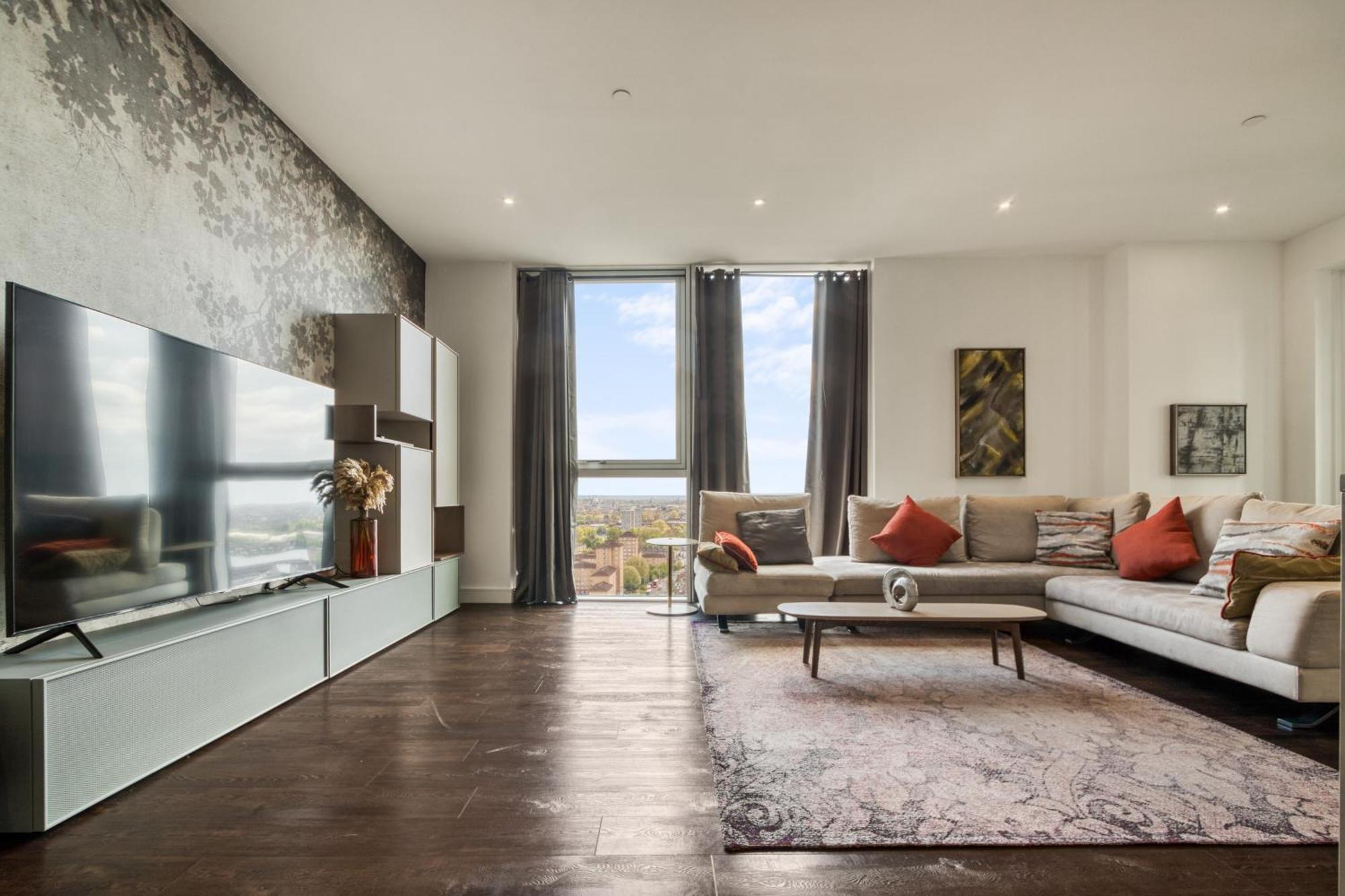 شقة Stunning 360º View Luxurious Penthouse لندن المظهر الخارجي الصورة