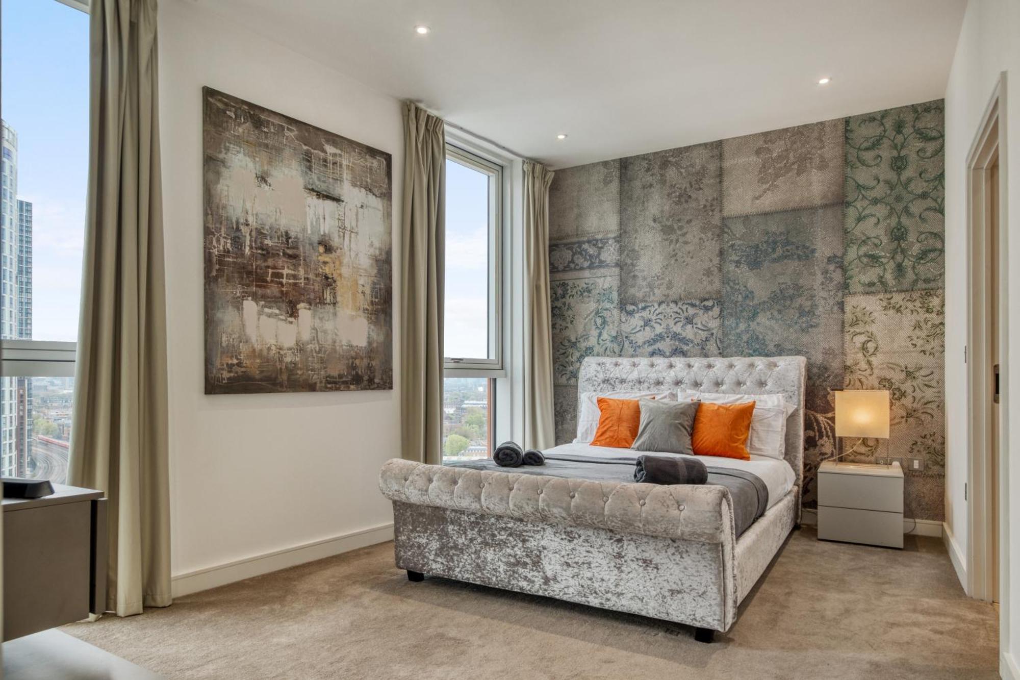 شقة Stunning 360º View Luxurious Penthouse لندن المظهر الخارجي الصورة